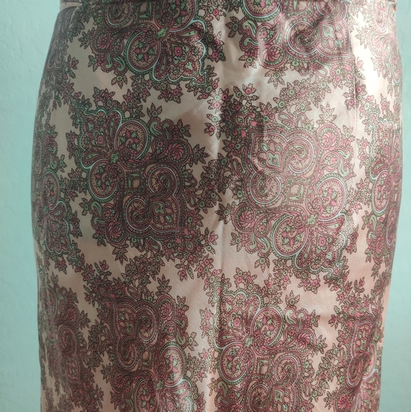 Ann Taylor LOFT 100% Silk semi-formal wedding guest pink halter maxi dress_10 - Picture 7 of 13